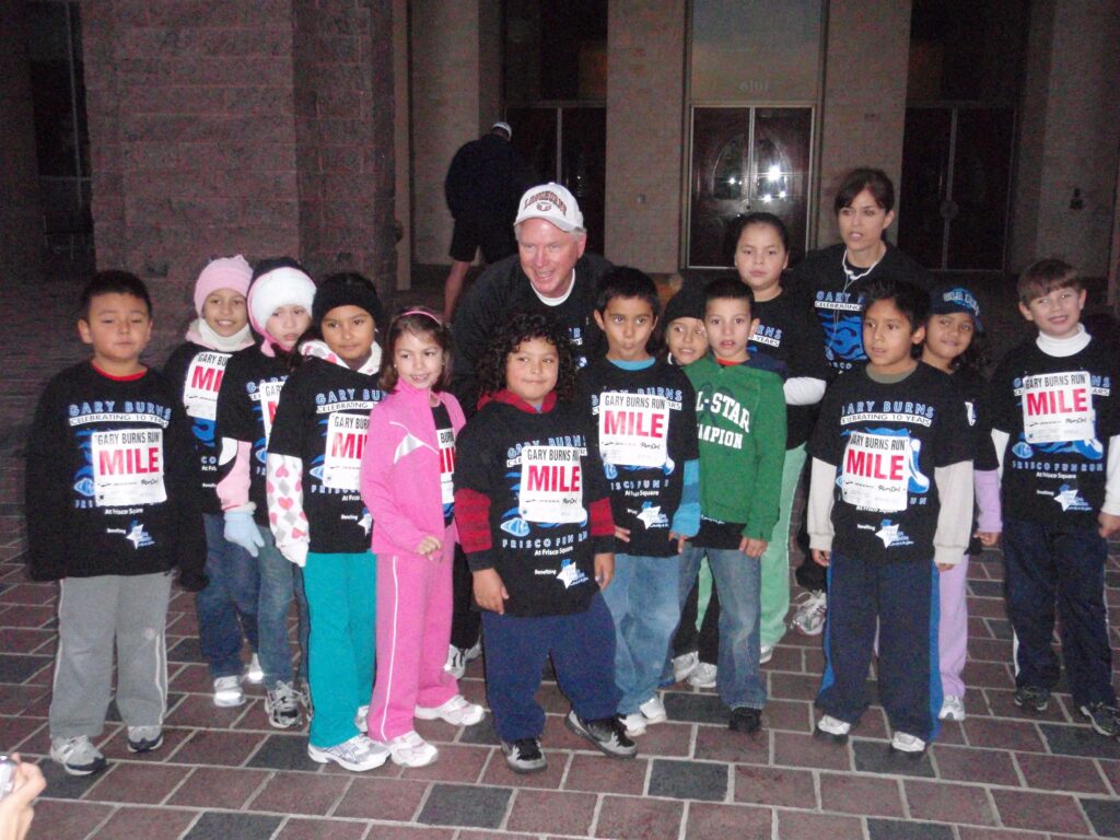 Dr. Reedy at Gary Burns Fun Run, Frisco