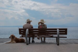 elderly couple