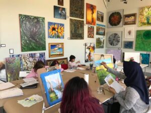 Frisco Fine Art painting class