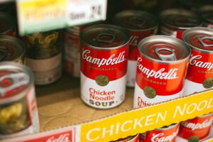 groceries soup volunteer