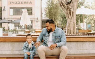 Dad and son